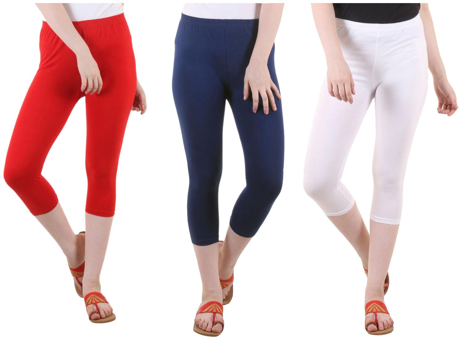 

EVEY Women Solid Regular capri - Multi