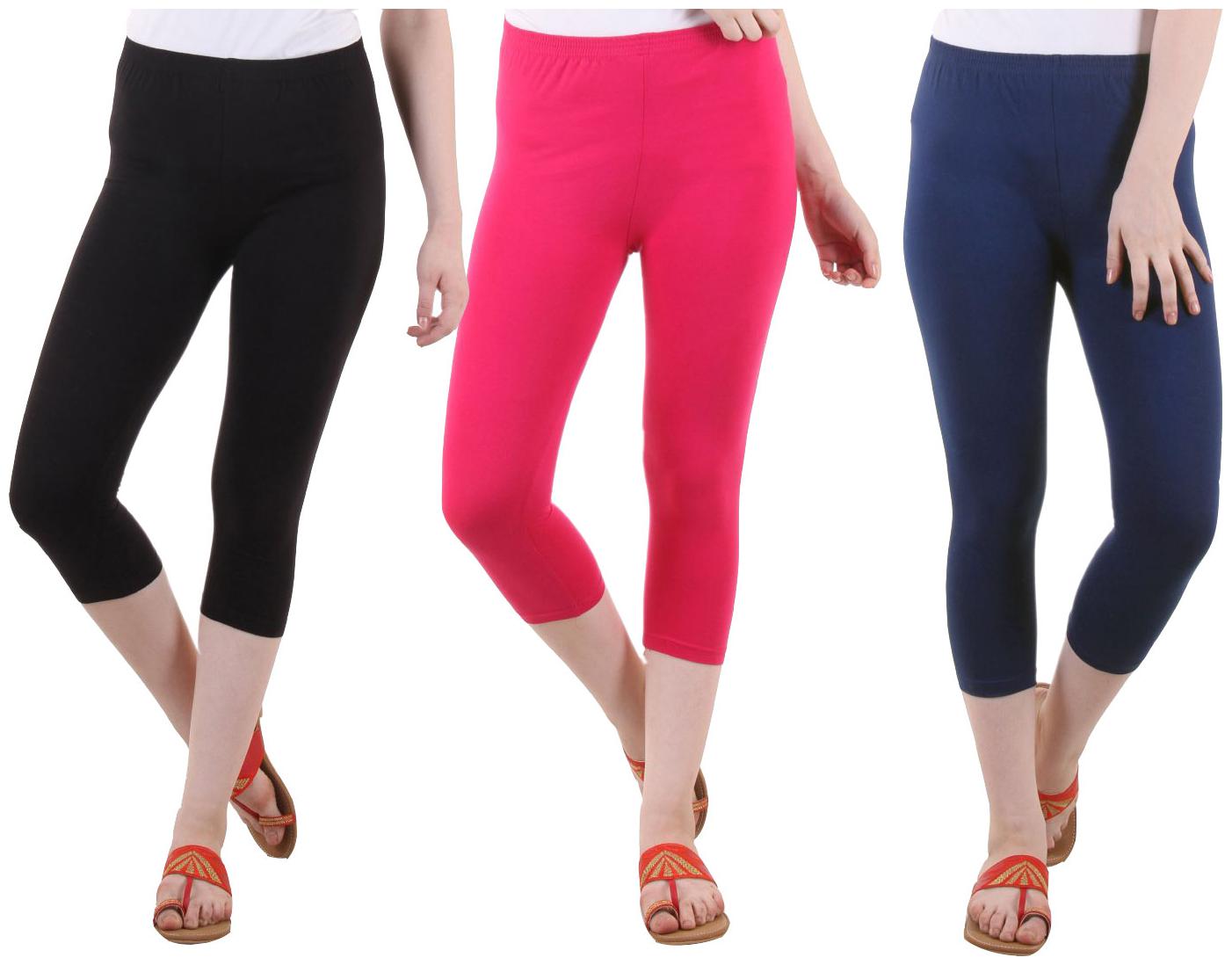

EVEY Women Solid Regular capri - Multi