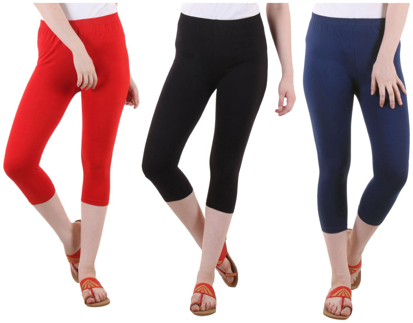 

EVEY Women Solid Regular capri - Multi