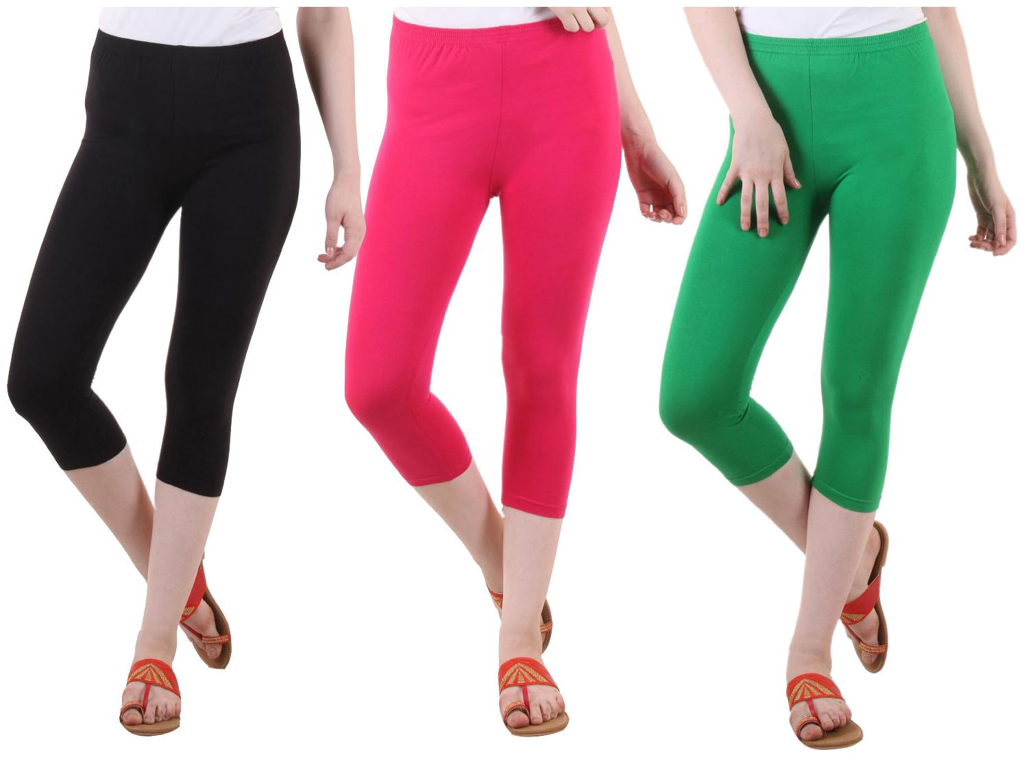 

EVEY Women Solid Regular capri - Multi