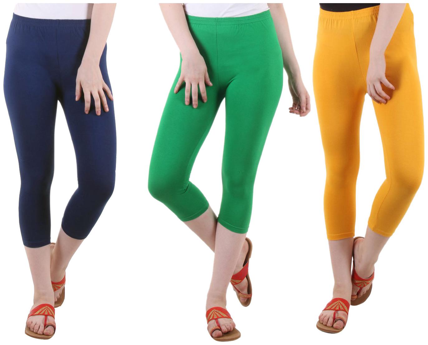

EVEY Women Solid Regular capri - Multi
