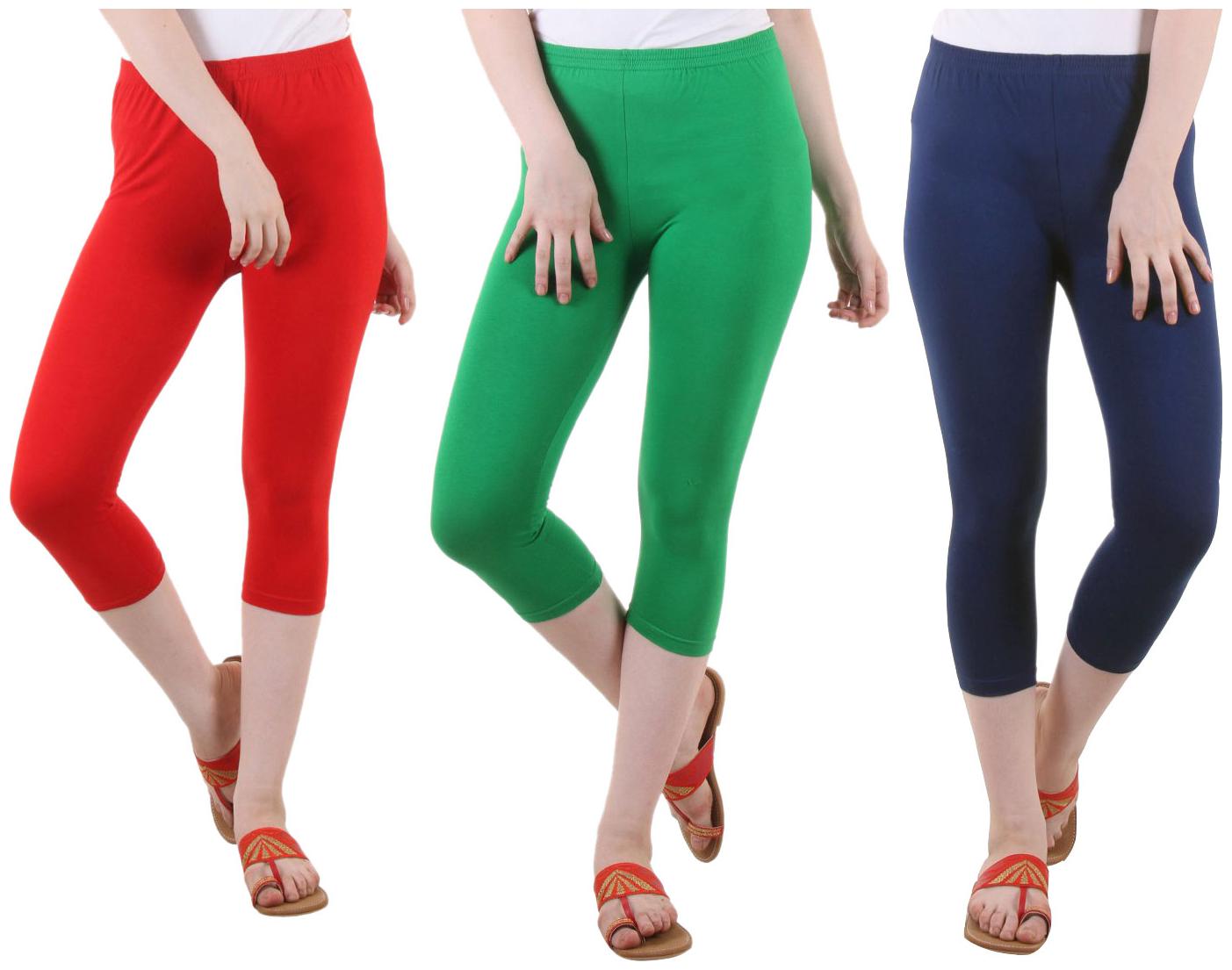 

EVEY Women Solid Regular capri - Multi