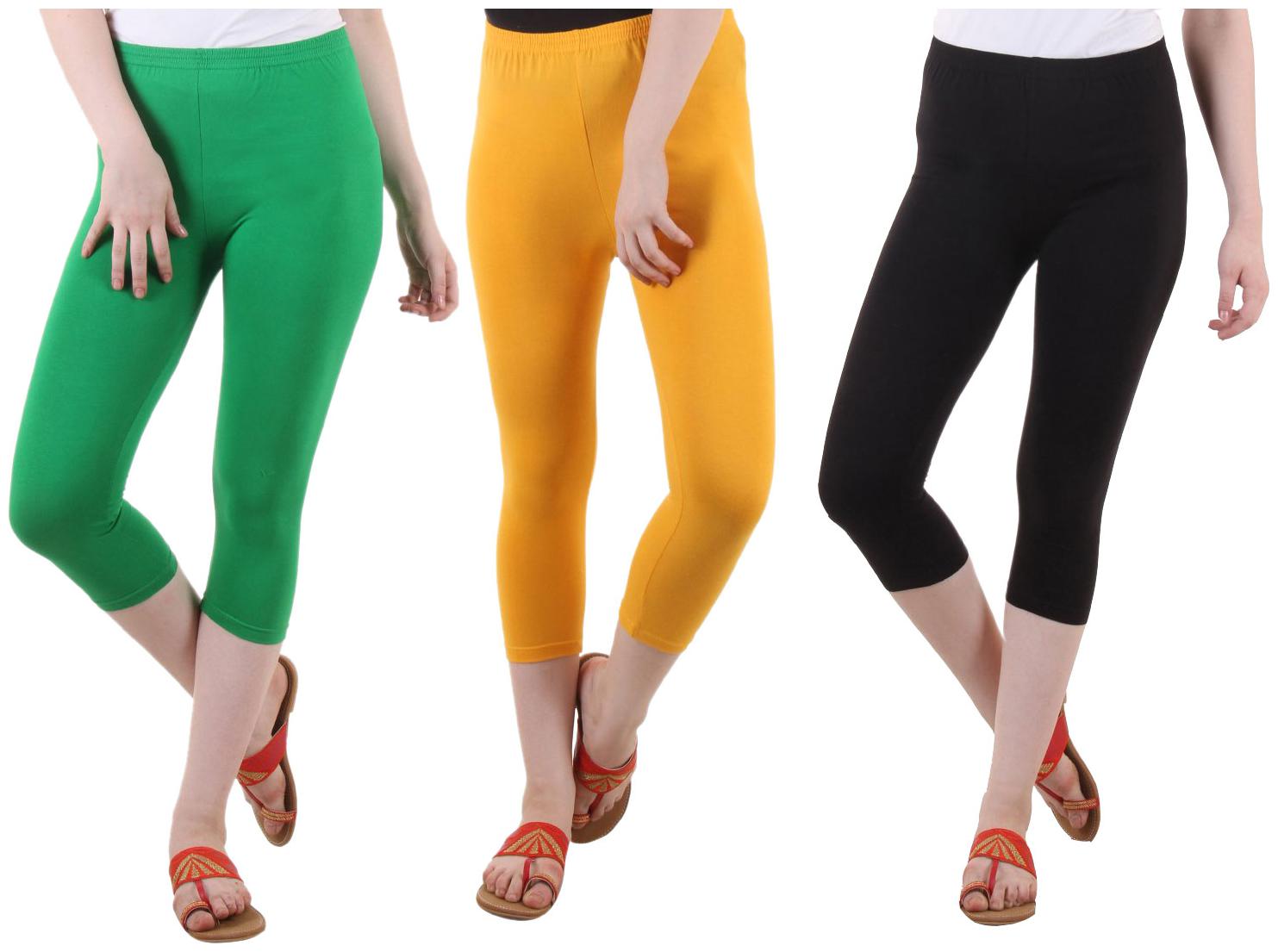 

EVEY Women Solid Regular capri - Multi