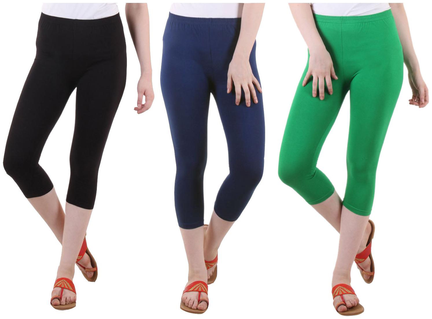

EVEY Women Solid Regular capri - Multi