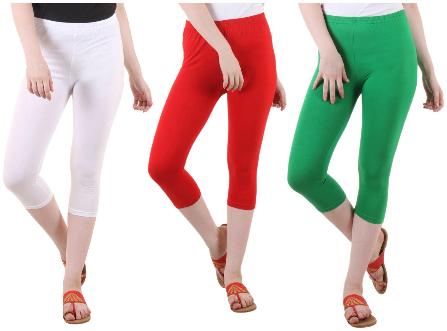 

EVEY Women Solid Regular capri - Multi