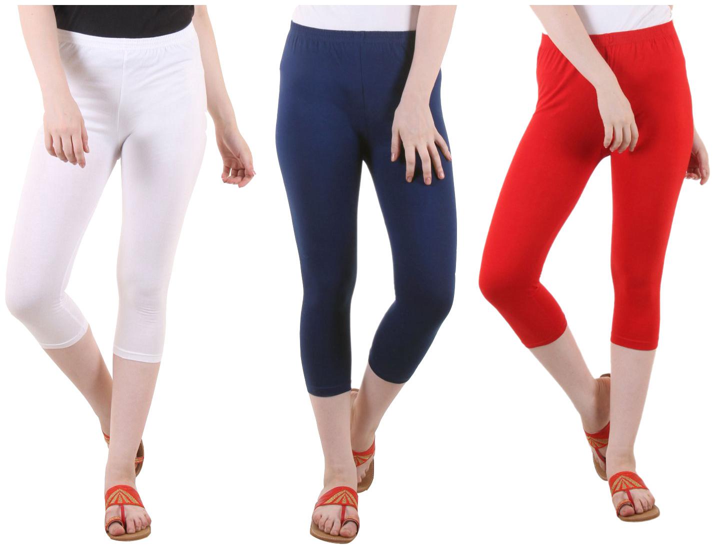 

EVEY Women Solid Regular capri - Multi