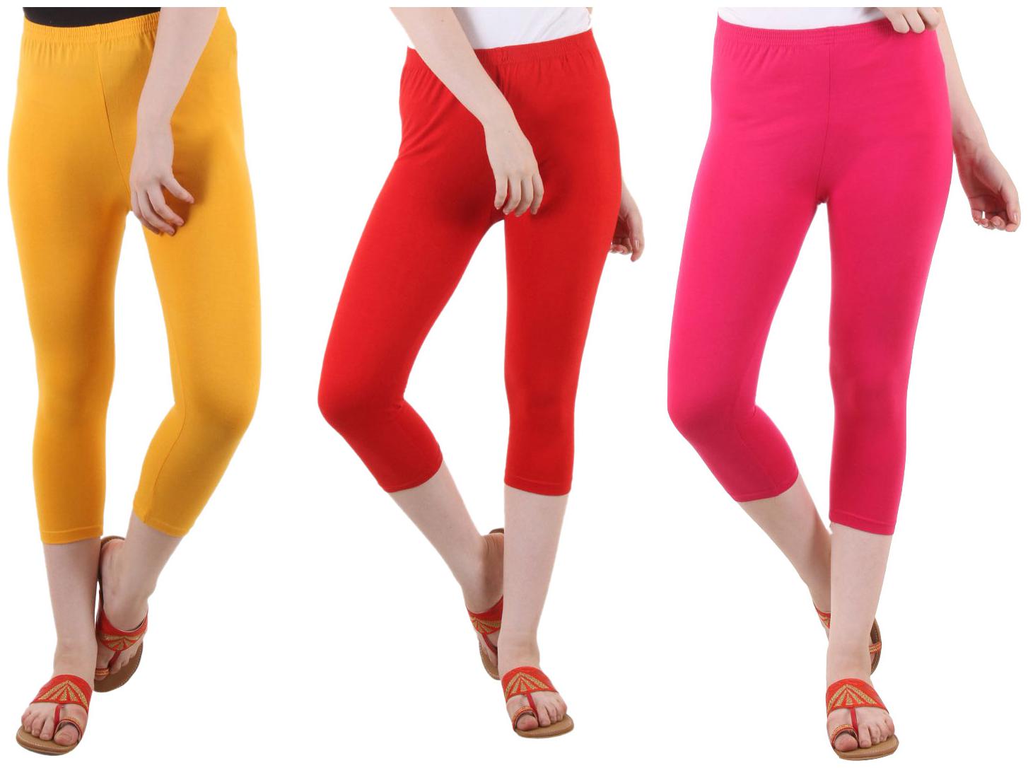 

EVEY Women Solid Regular capri - Multi