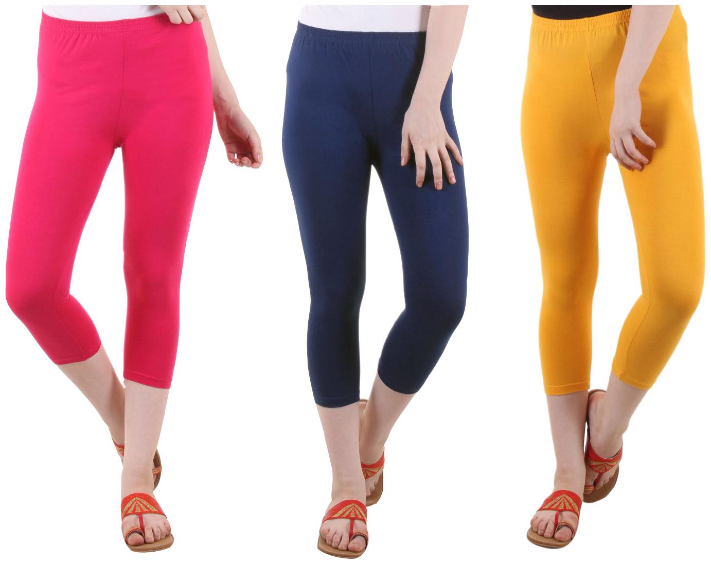 

EVEY Women Solid Regular capri - Multi