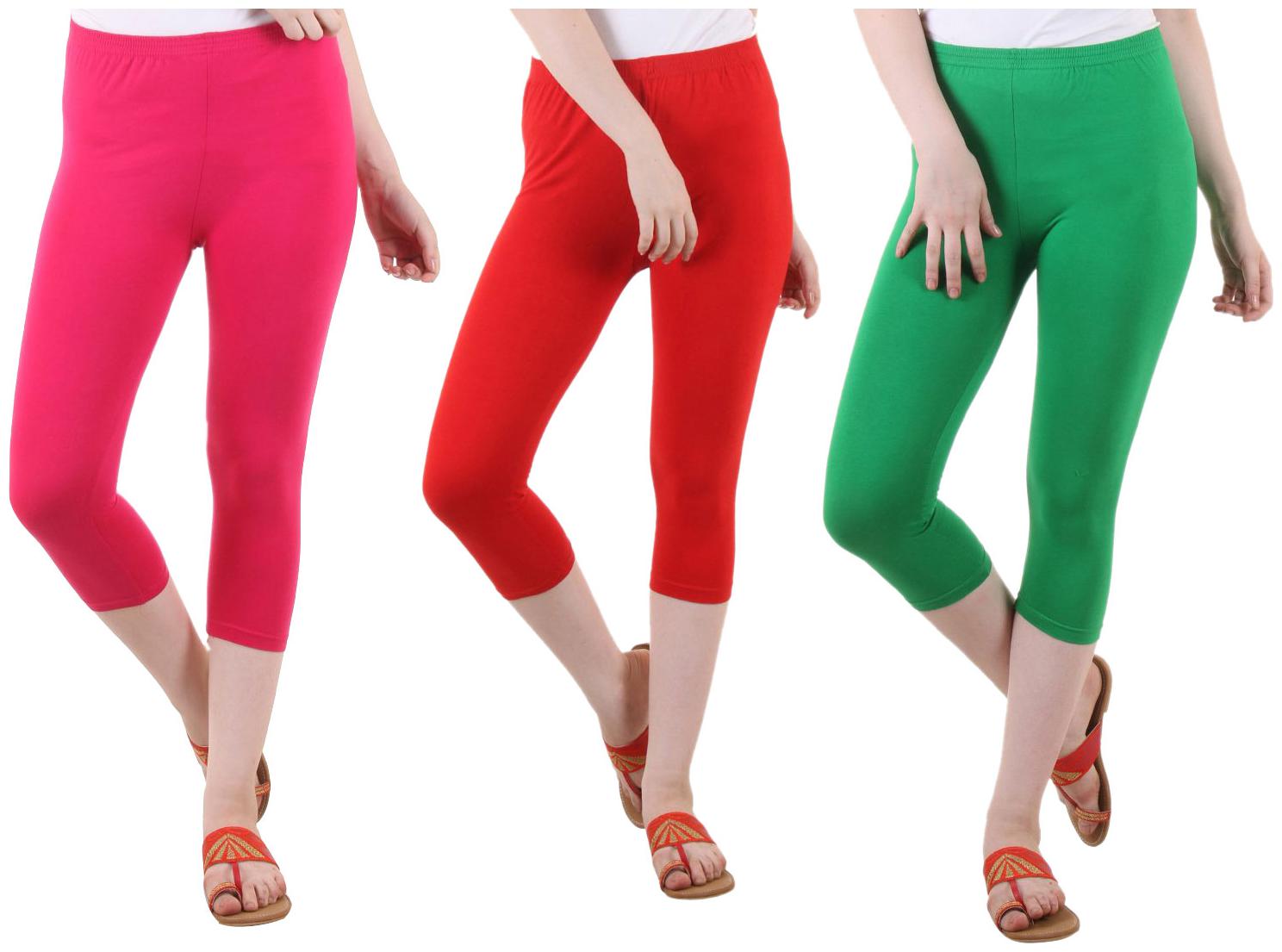 

EVEY Women Solid Regular capri - Multi