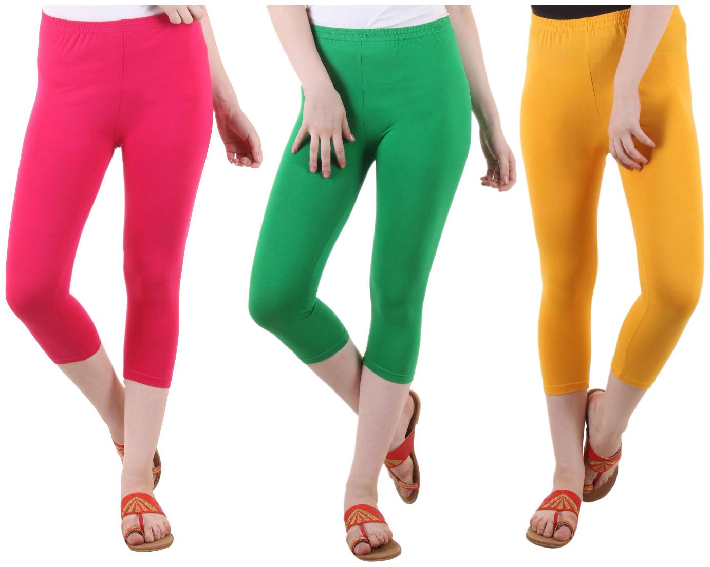 

EVEY Women Solid Regular capri - Multi