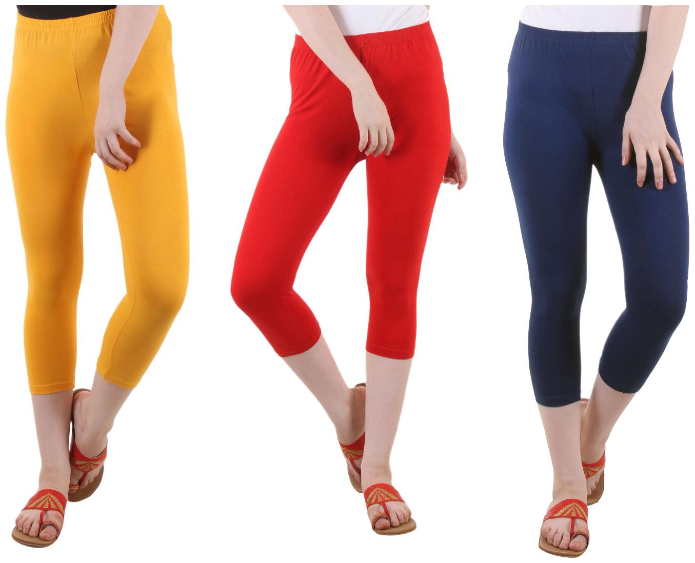 

EVEY Women Solid Regular capri - Multi