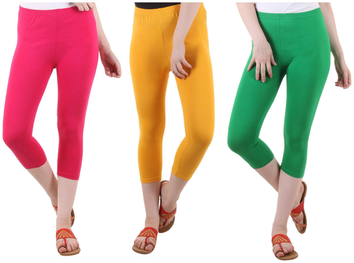 

EVEY Women Solid Regular capri - Multi