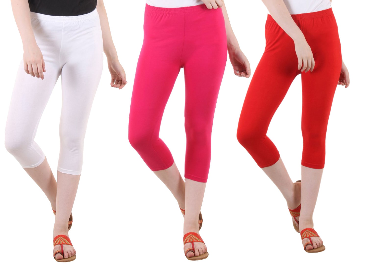 

EVEY Women Solid Regular capri - Multi
