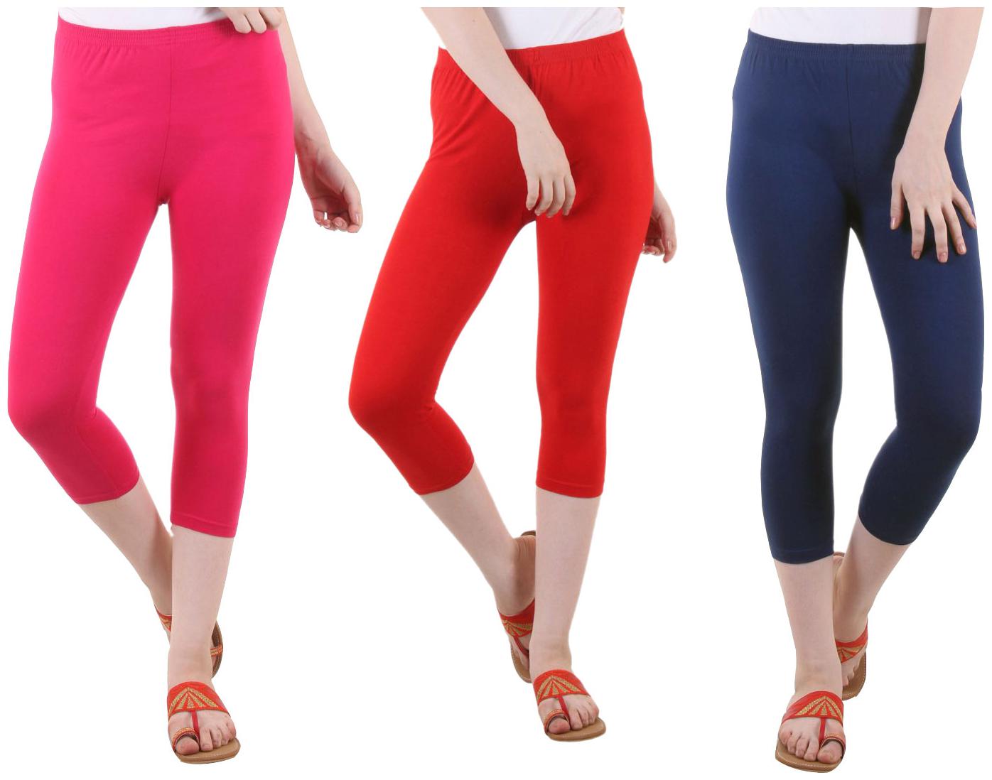

EVEY Women Solid Regular capri - Multi