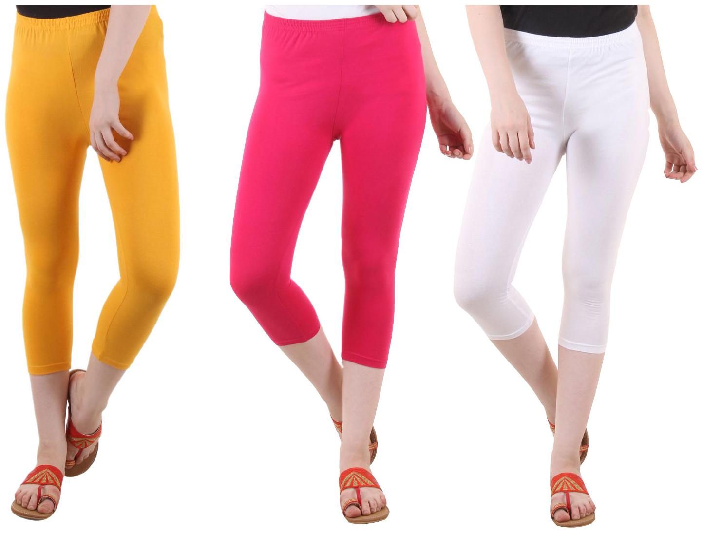 

EVEY Women Solid Regular capri - Multi