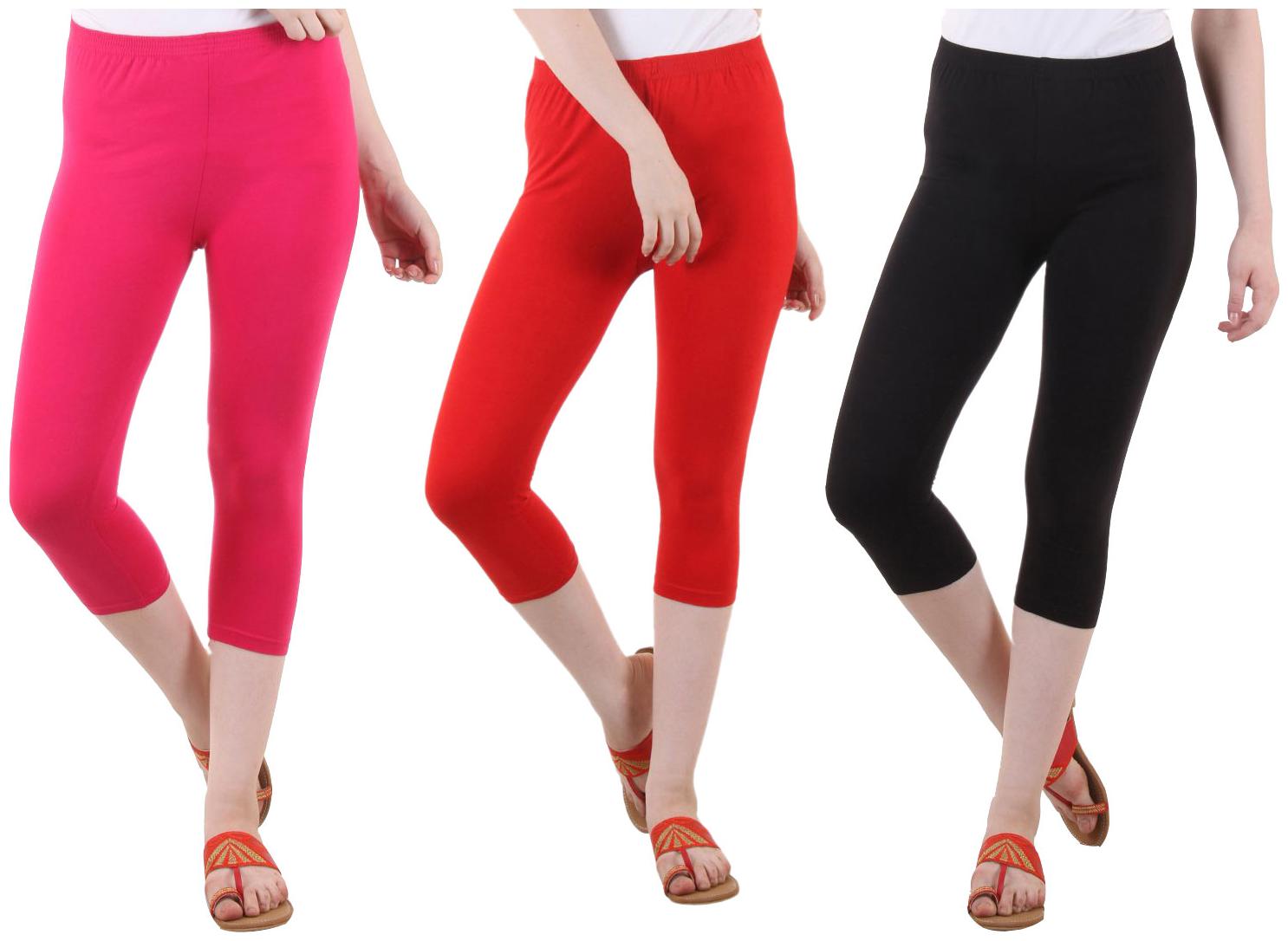 

EVEY Women Solid Regular capri - Multi