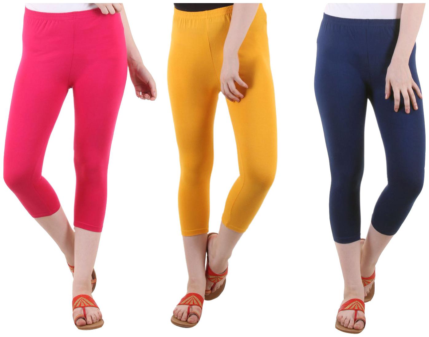 

EVEY Women Solid Regular capri - Multi