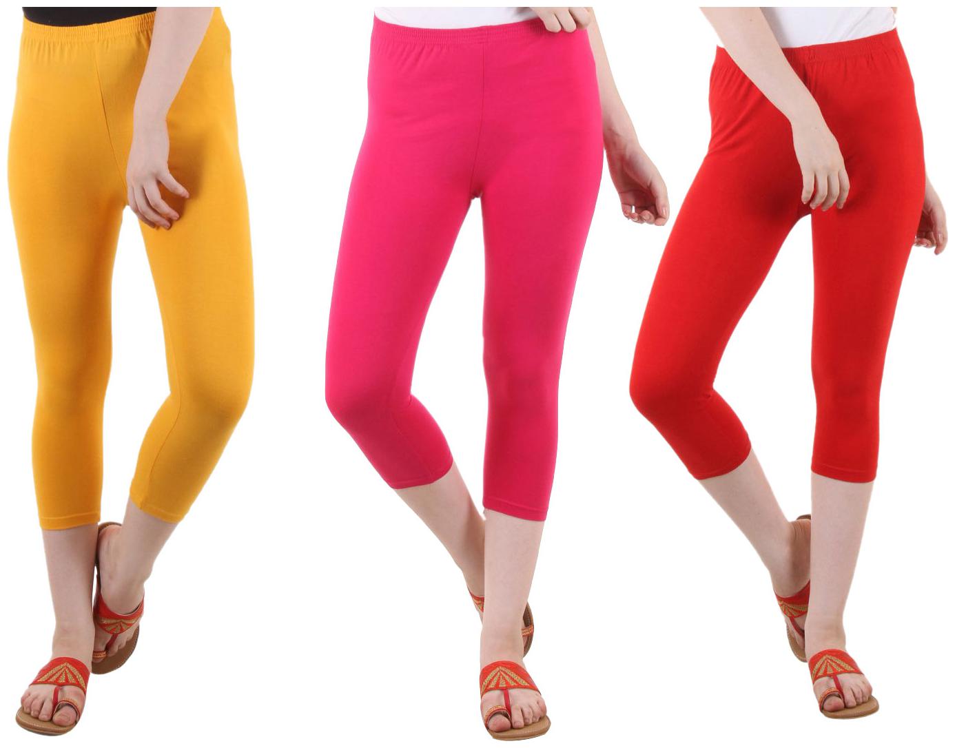 

EVEY Women Solid Regular capri - Multi