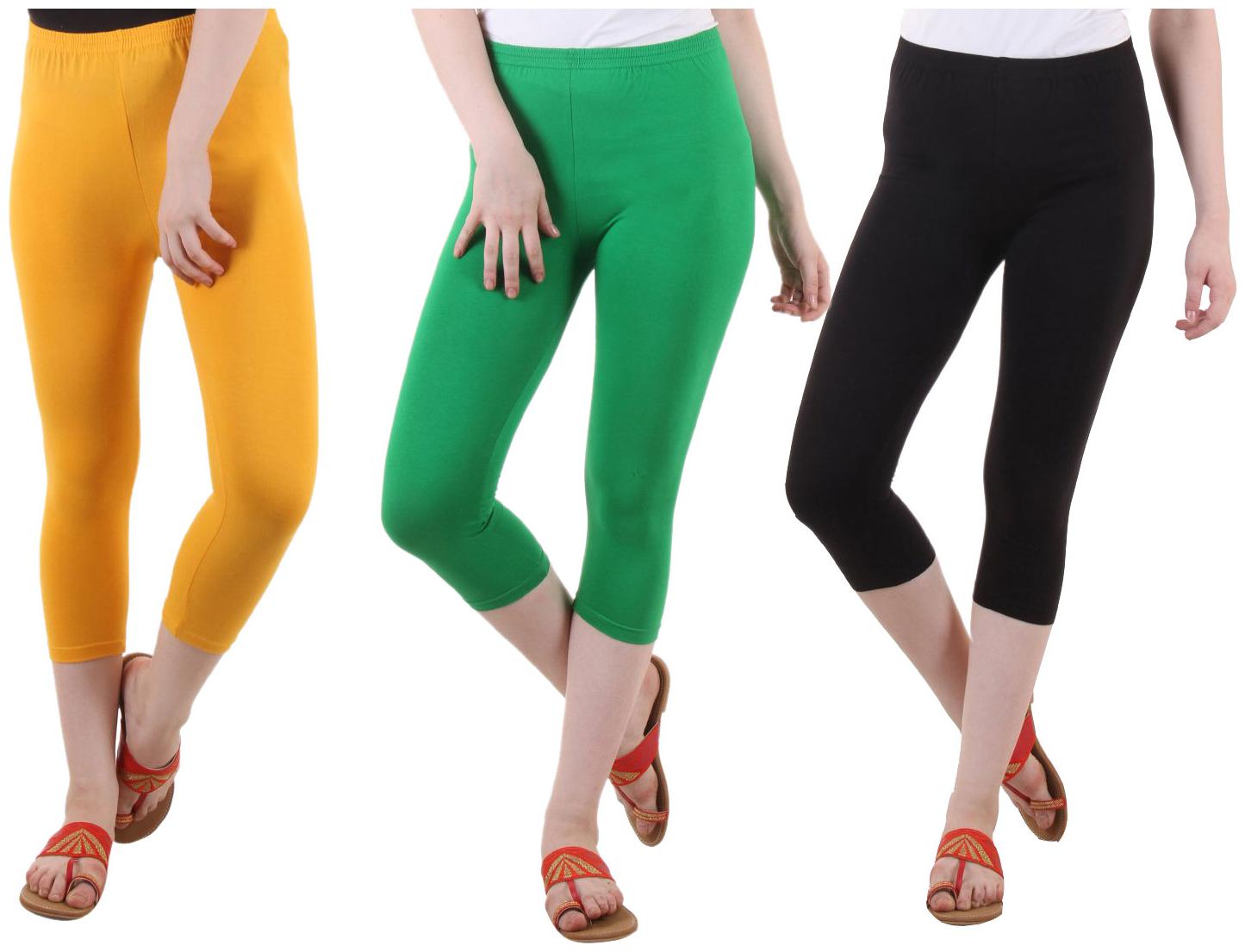 

EVEY Women Solid Regular capri - Multi