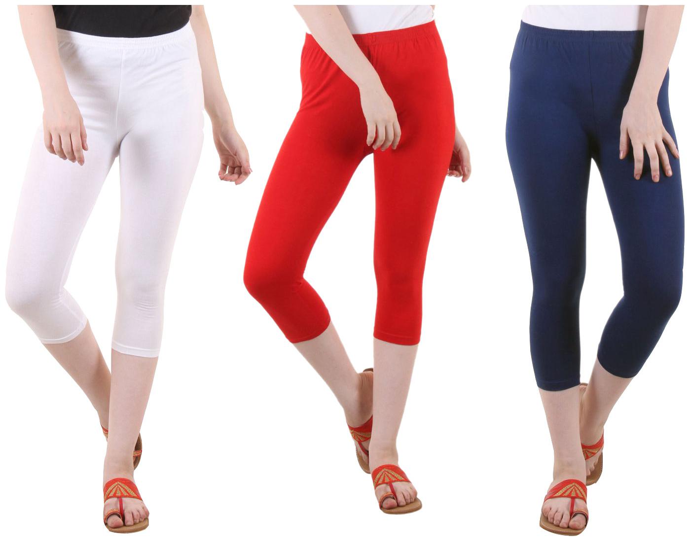 

EVEY Women Solid Regular capri - Multi