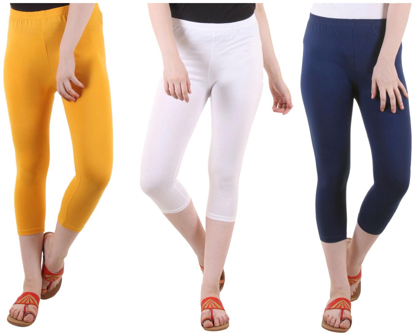 

EVEY Women Solid Regular capri - Multi