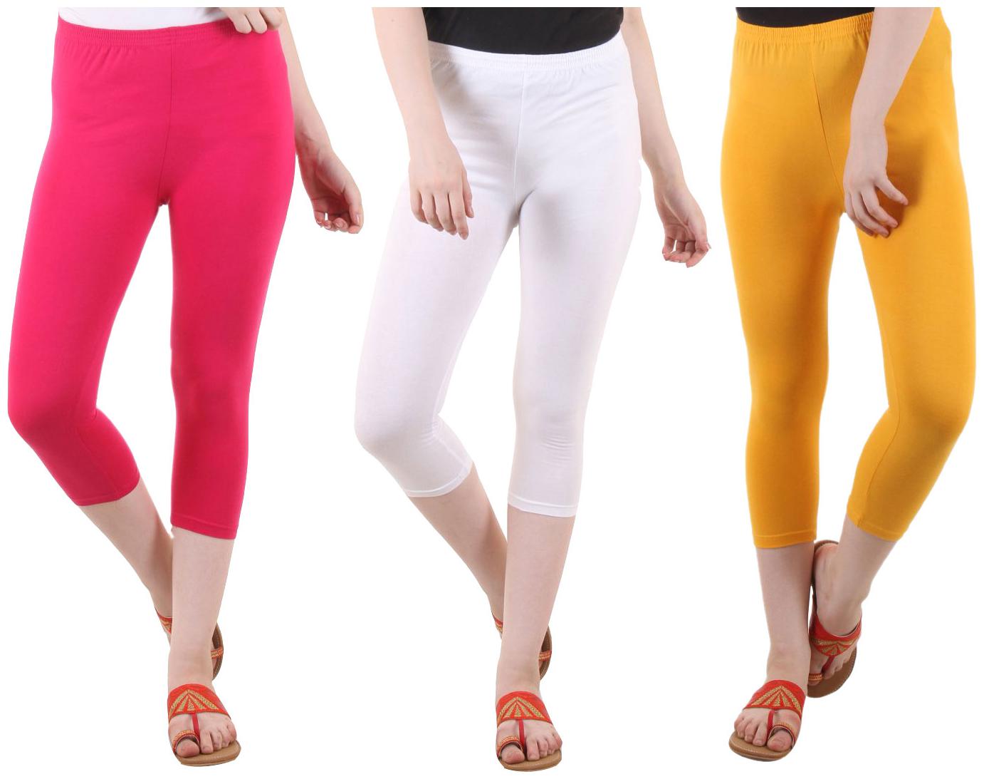 

EVEY Women Solid Regular capri - Multi