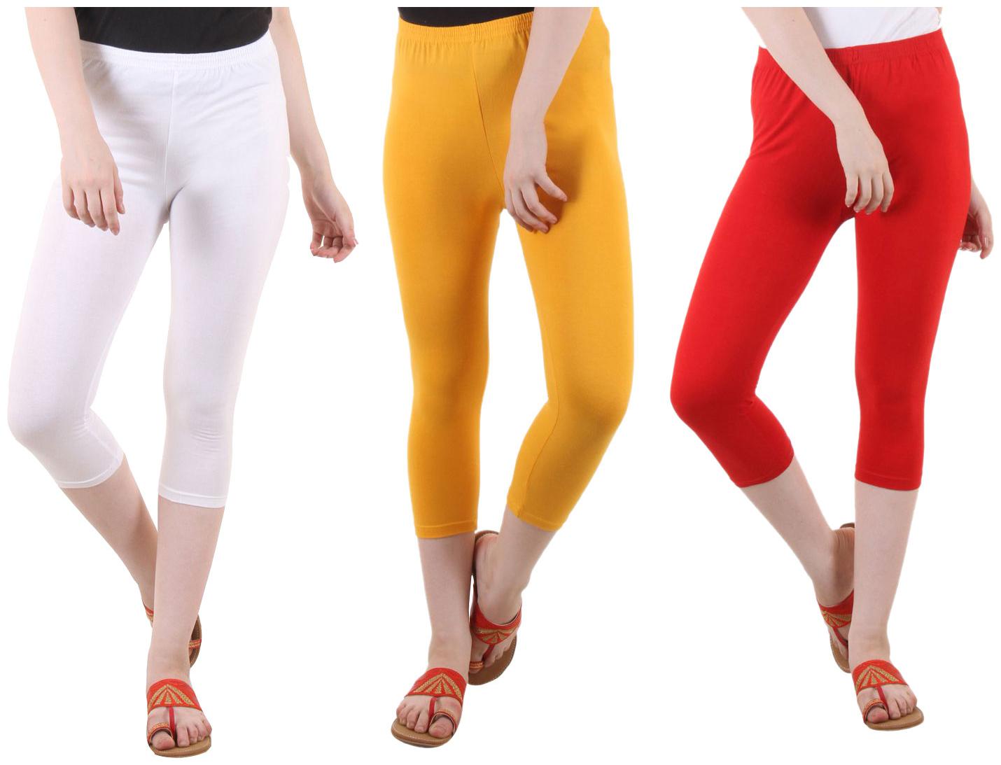 

EVEY Women Solid Regular capri - Multi