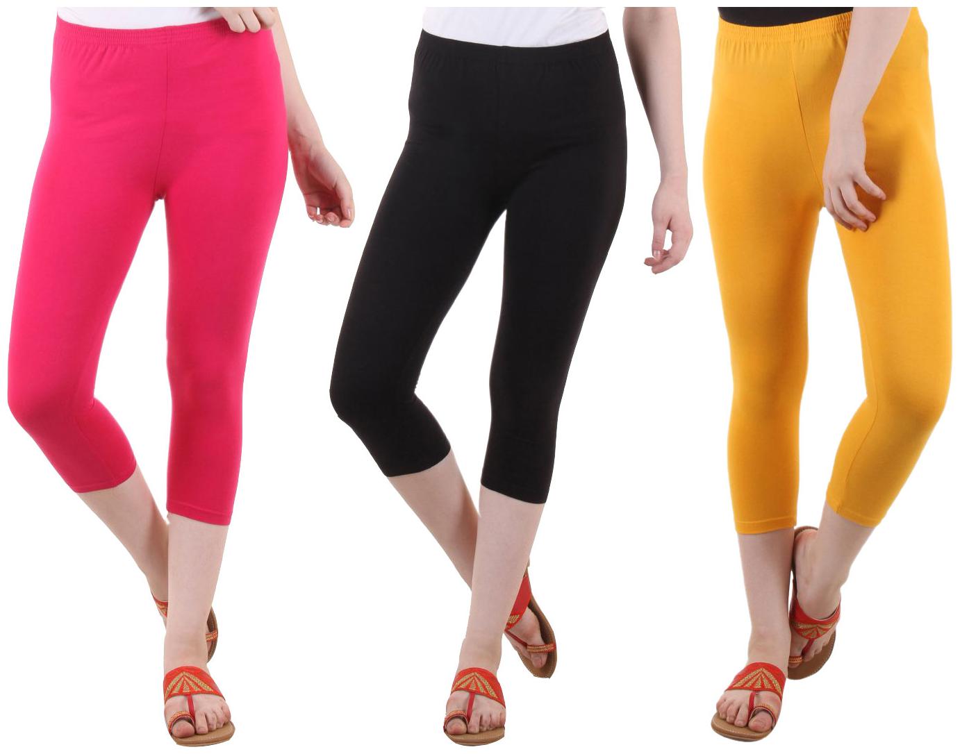 

EVEY Women Solid Regular capri - Multi