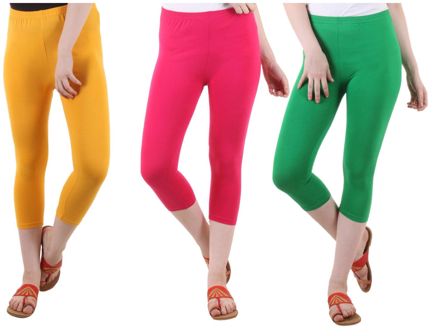 

EVEY Women Solid Regular capri - Multi
