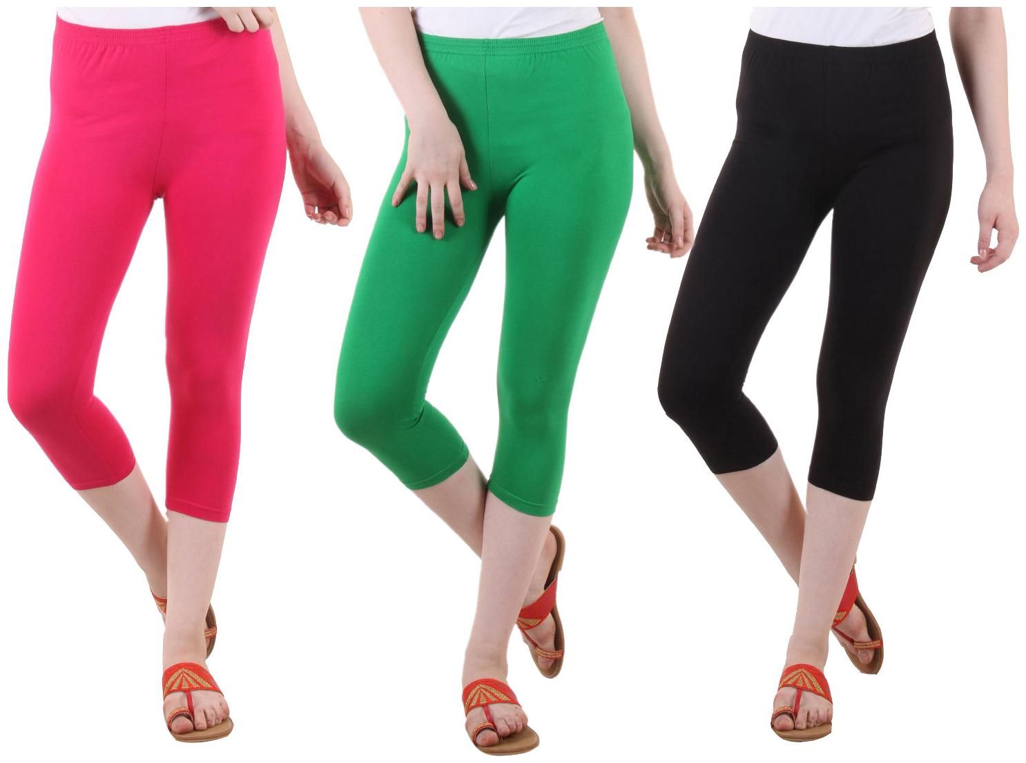

EVEY Women Solid Regular capri - Multi