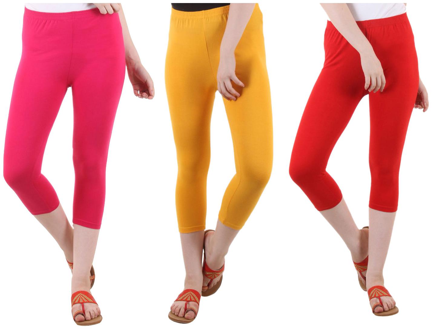 

EVEY Women Solid Regular capri - Multi