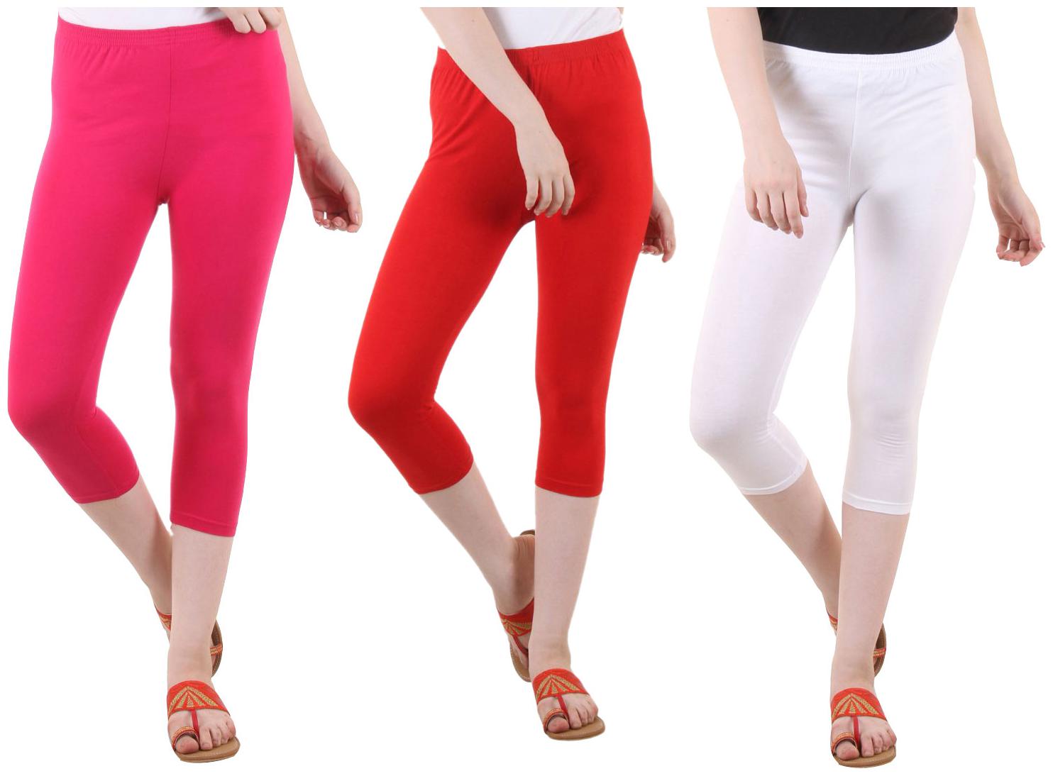 

EVEY Women Solid Regular capri - Multi