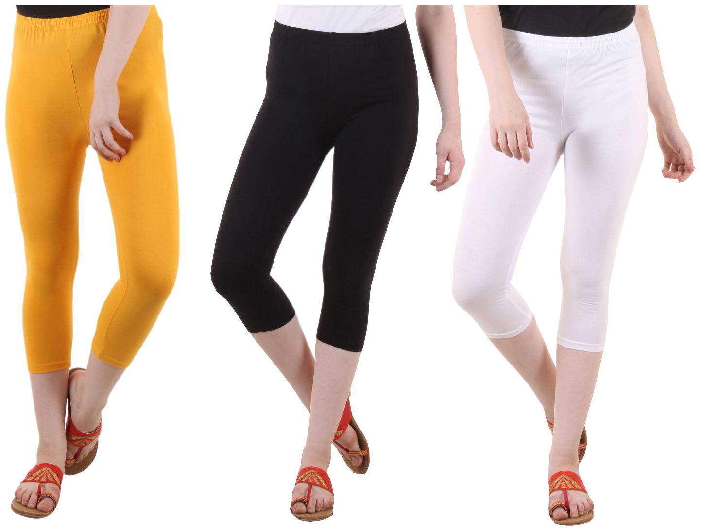 

EVEY Women Solid Regular capri - Multi
