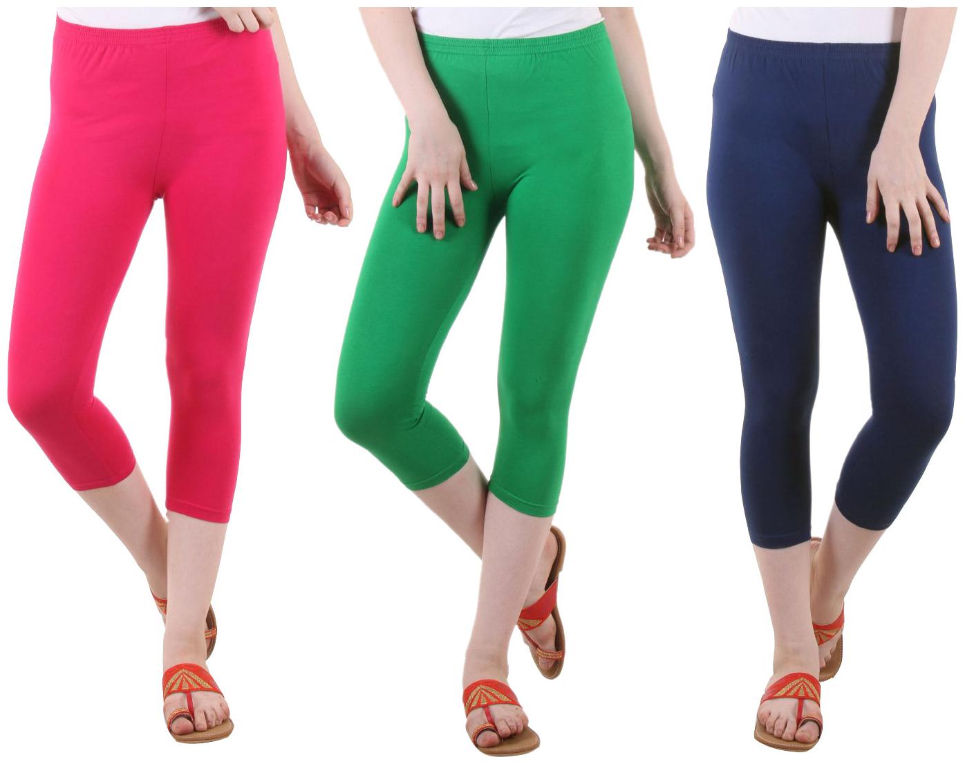 

EVEY Women Solid Regular capri - Multi