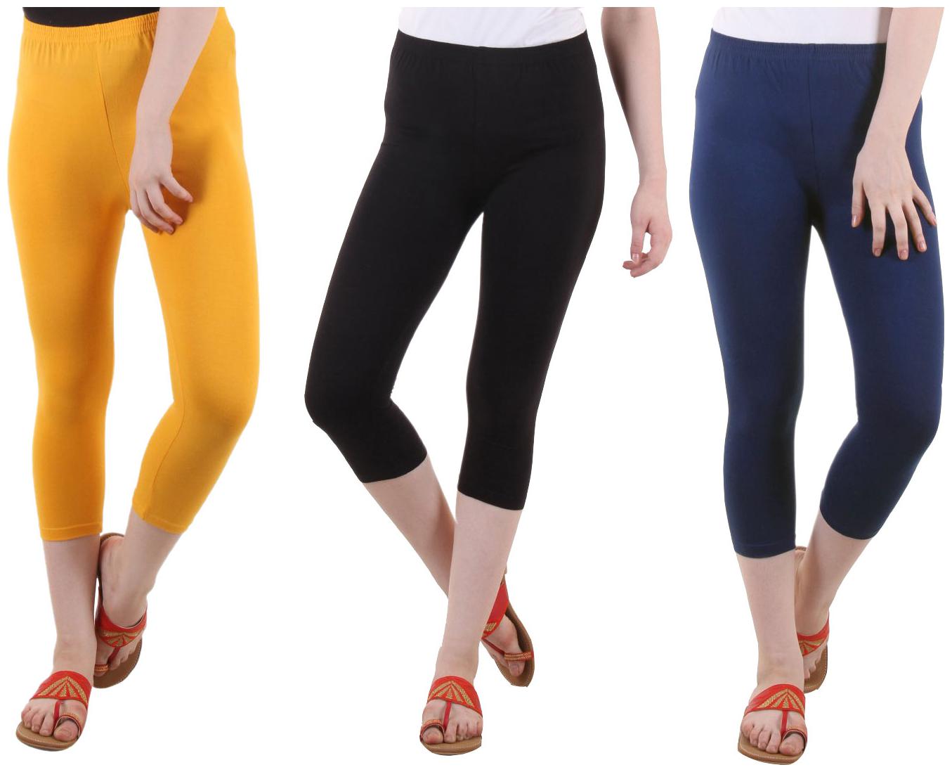 

EVEY Women Solid Regular capri - Multi