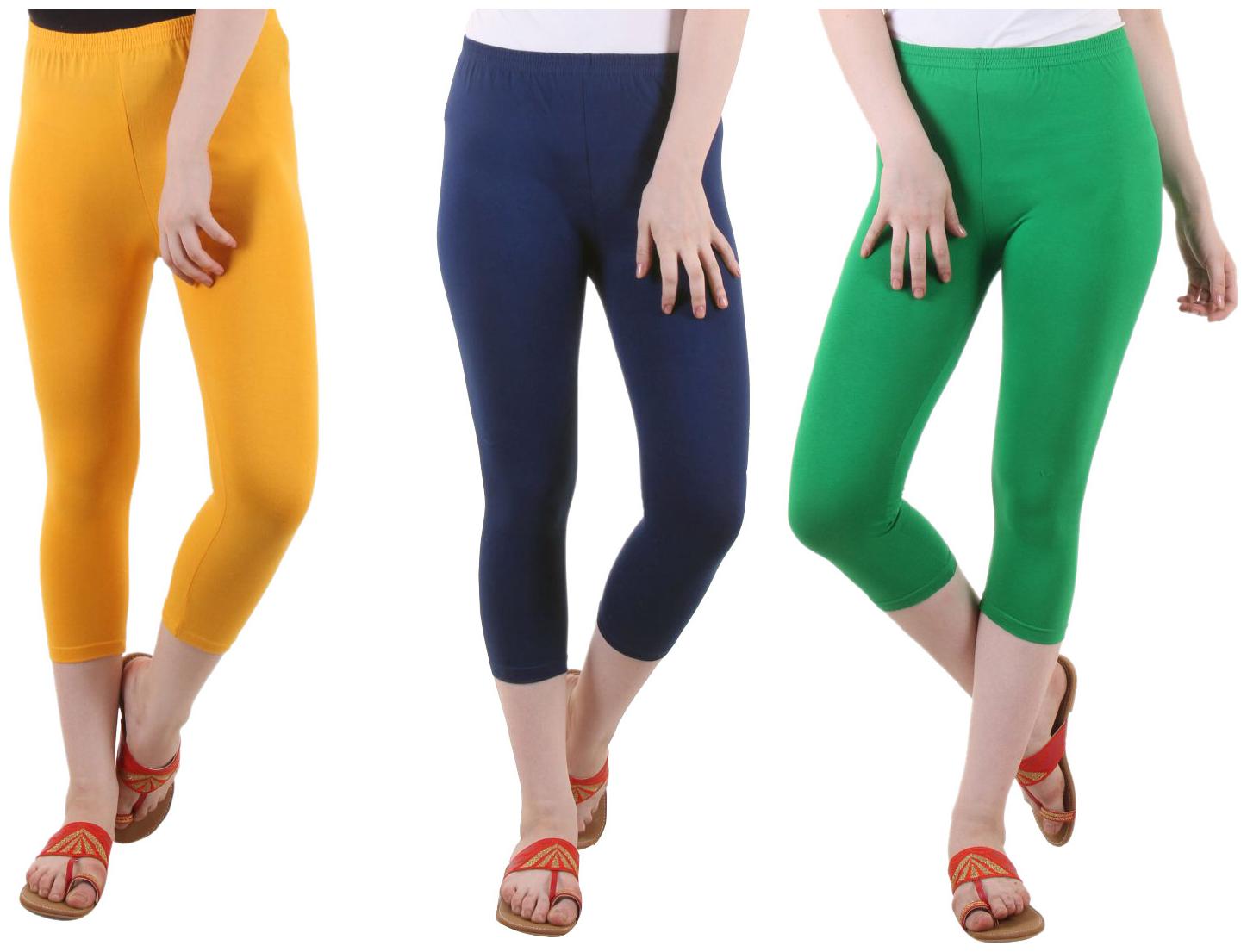 

EVEY Women Solid Regular capri - Multi