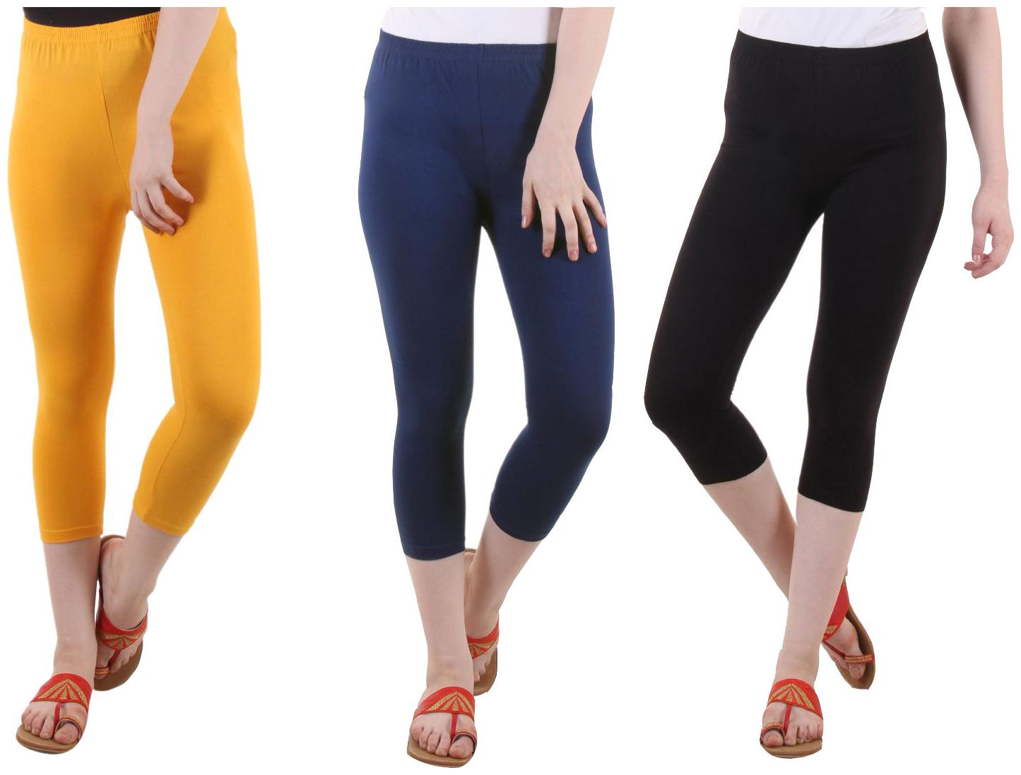 

EVEY Women Solid Regular capri - Multi
