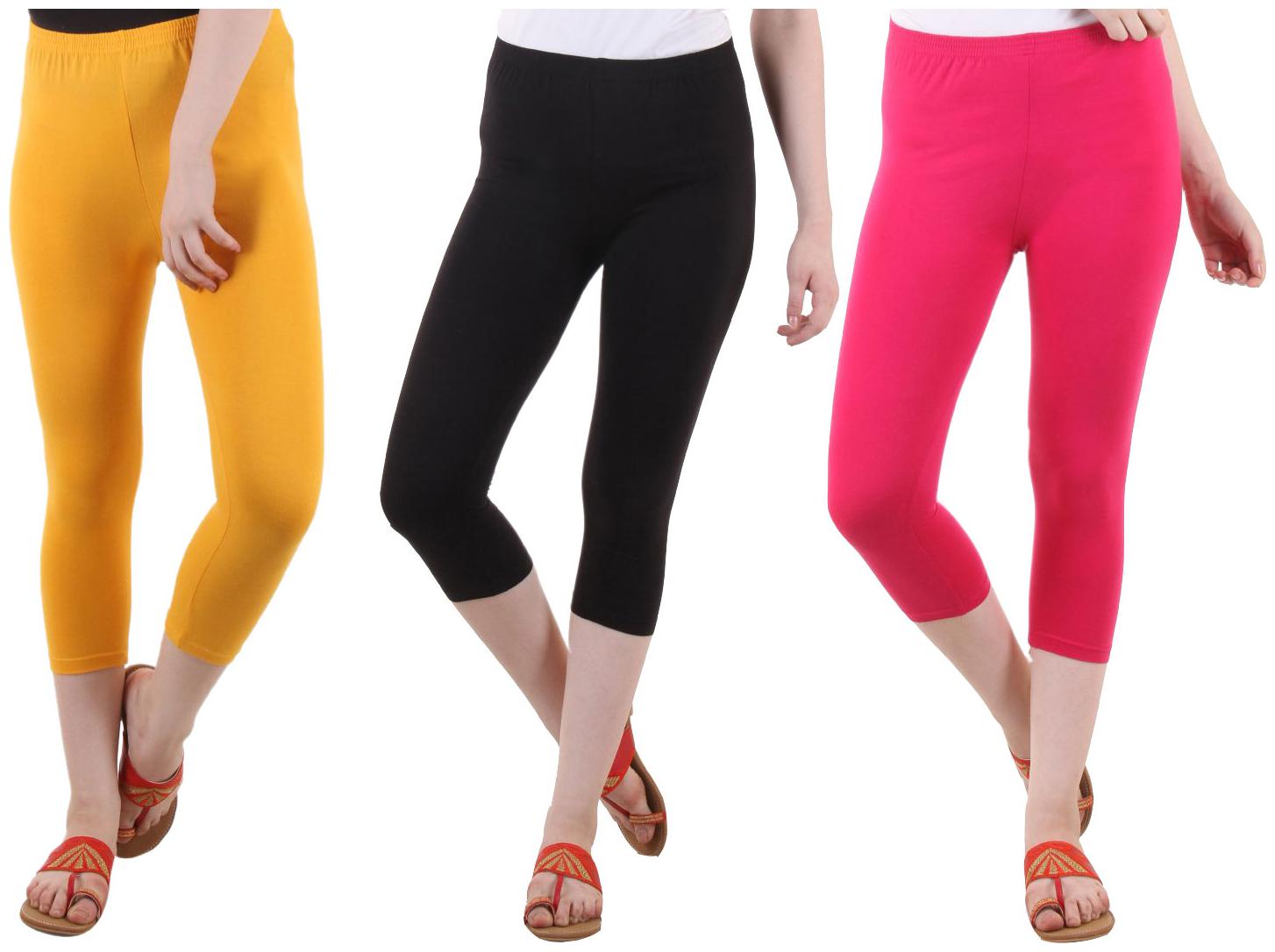 

EVEY Women Solid Regular capri - Multi