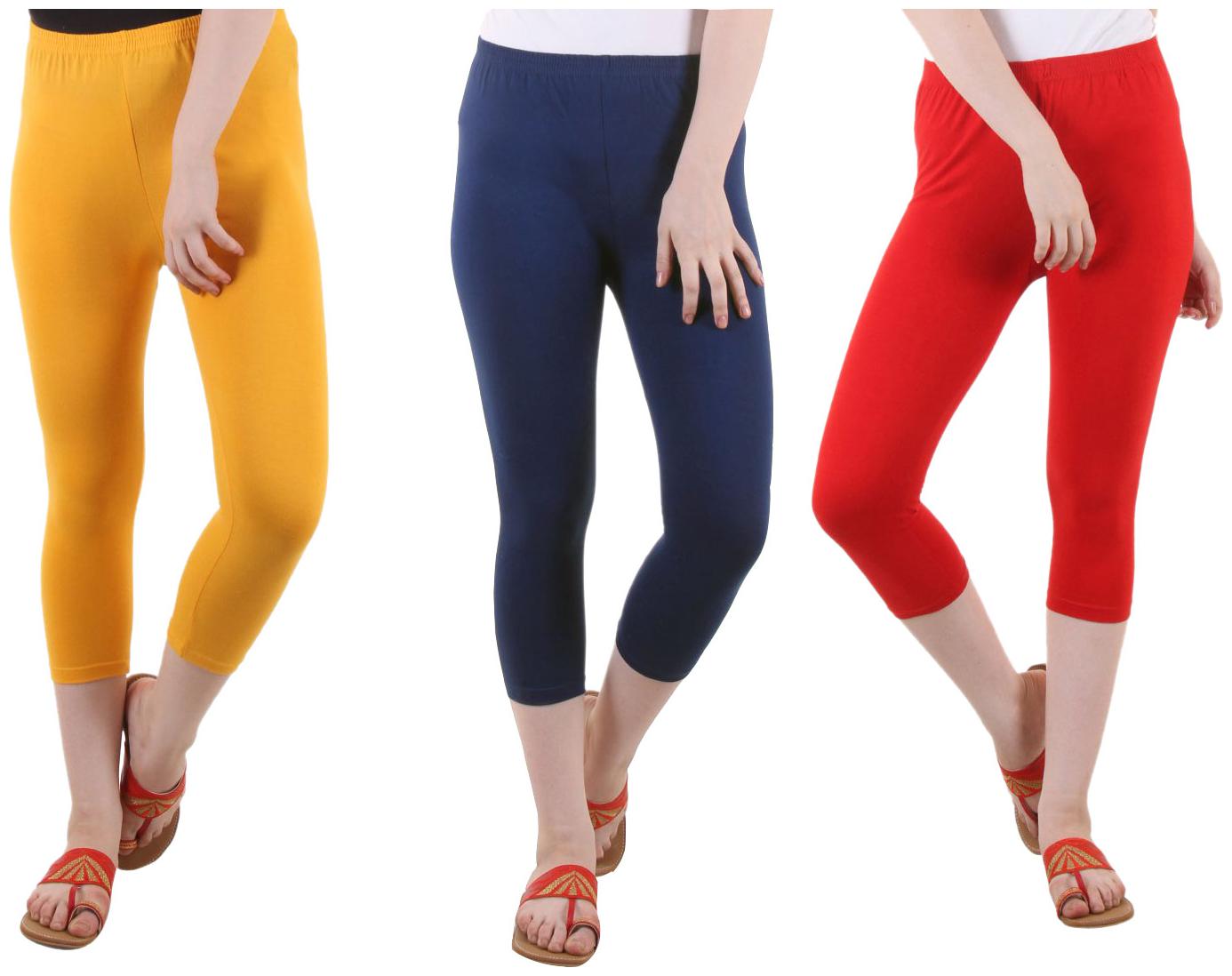 

EVEY Women Solid Regular capri - Multi