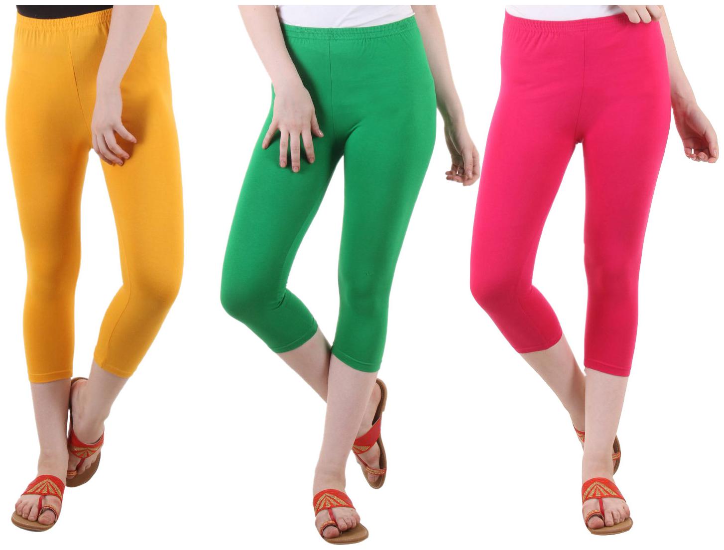 

EVEY Women Solid Regular capri - Multi