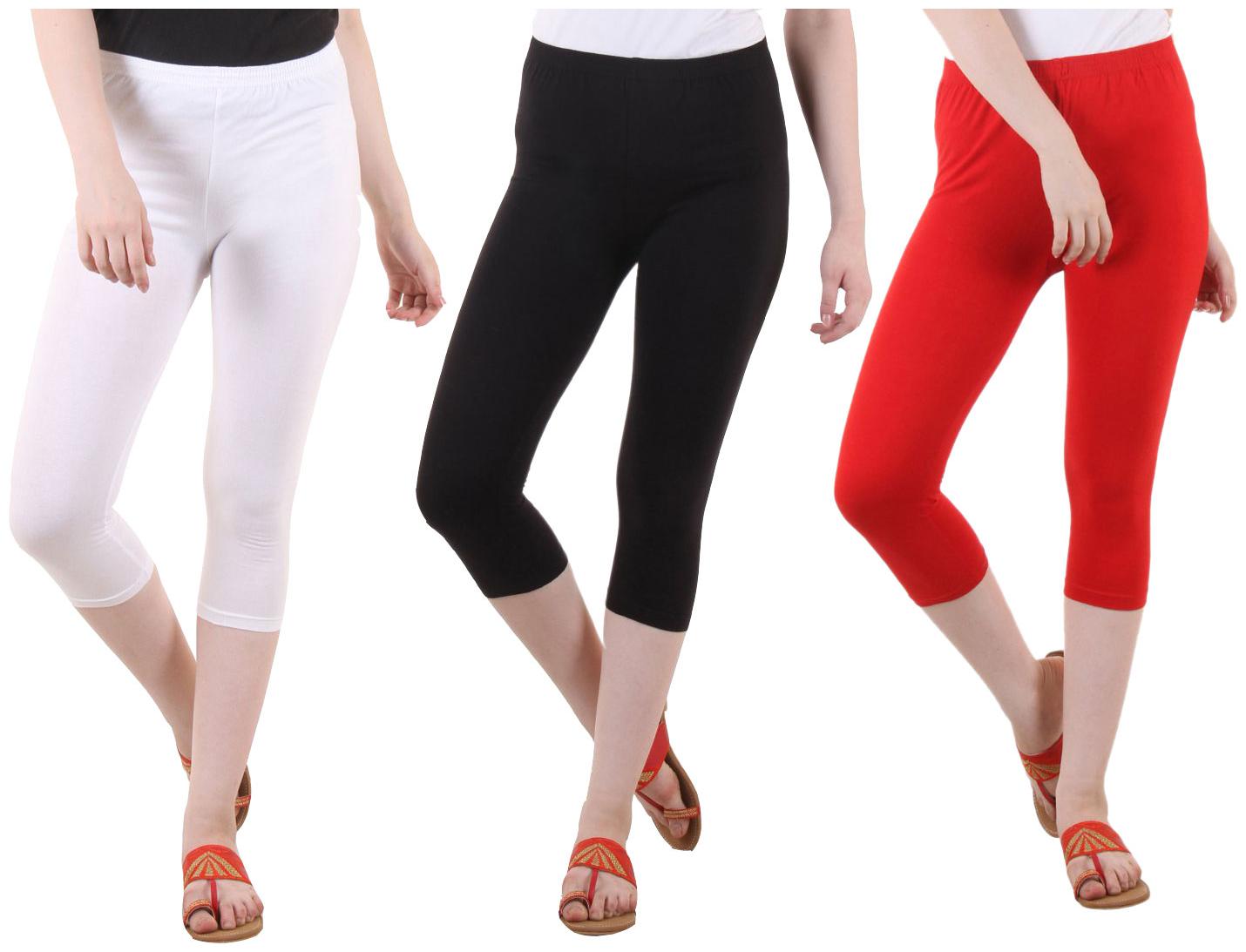 

EVEY Women Solid Regular capri - Multi