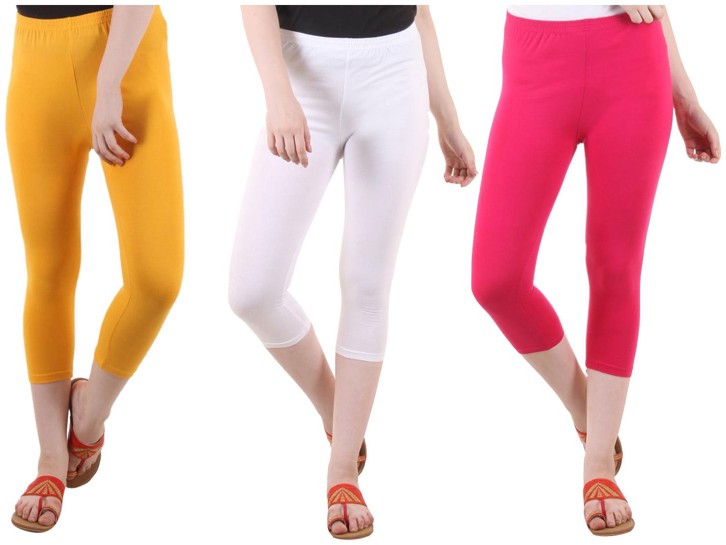 

EVEY Women Solid Regular capri - Multi