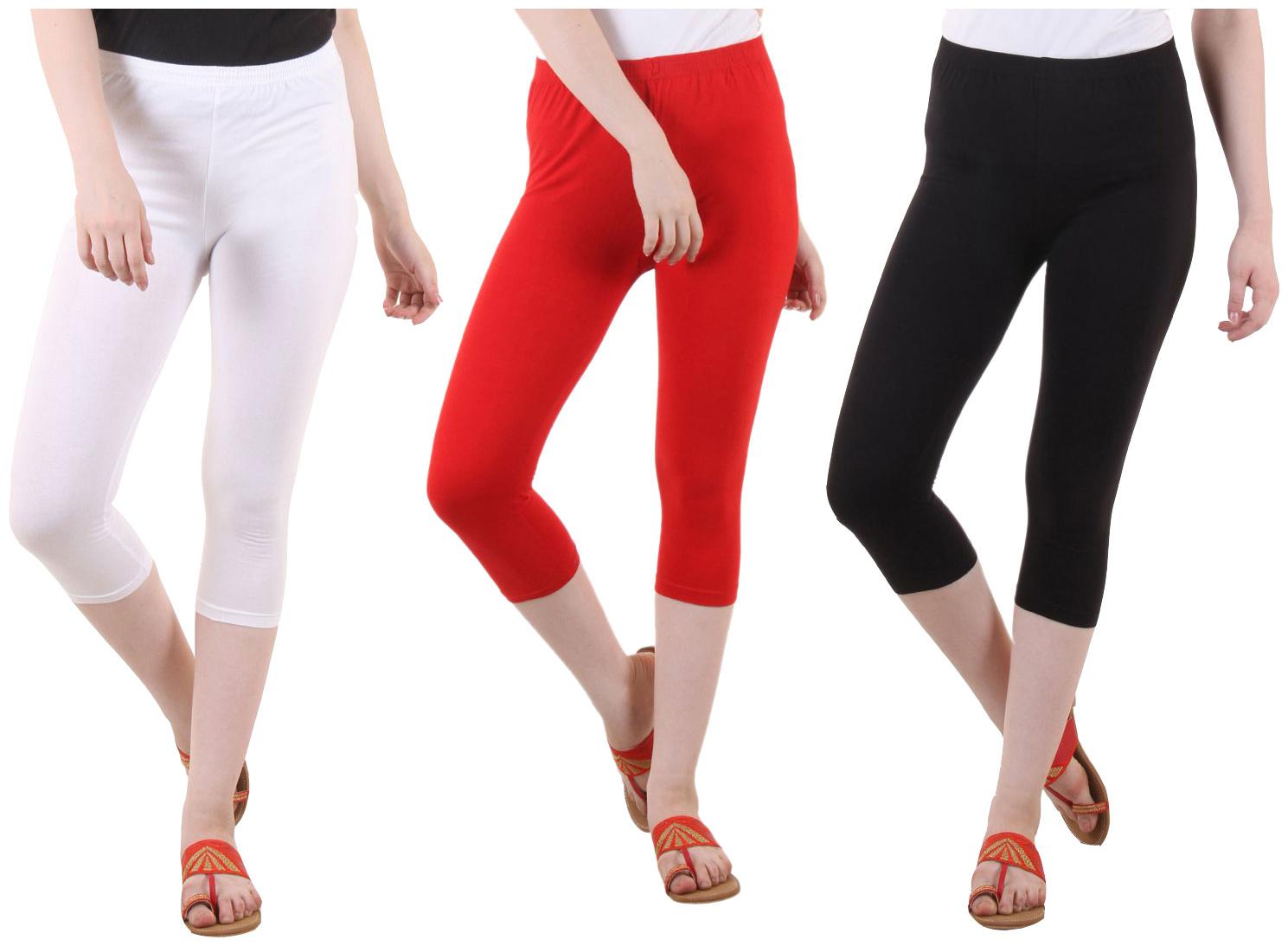 

EVEY Women Solid Regular capri - Multi