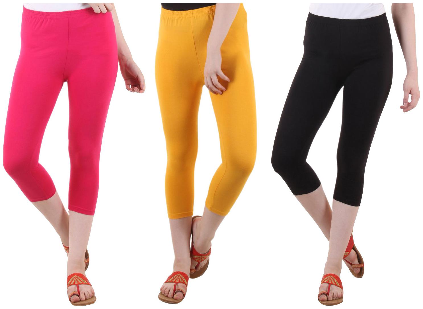 

EVEY Women Solid Regular capri - Multi