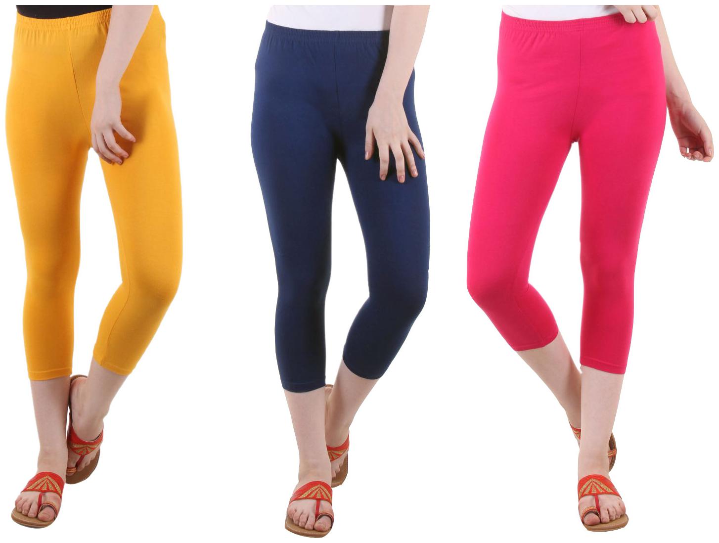 

EVEY Women Solid Regular capri - Multi