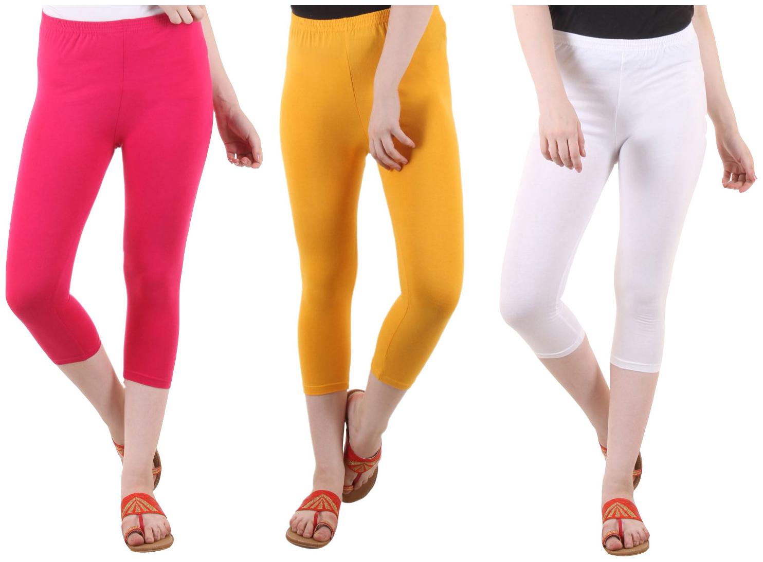 

EVEY Women Solid Regular capri - Multi