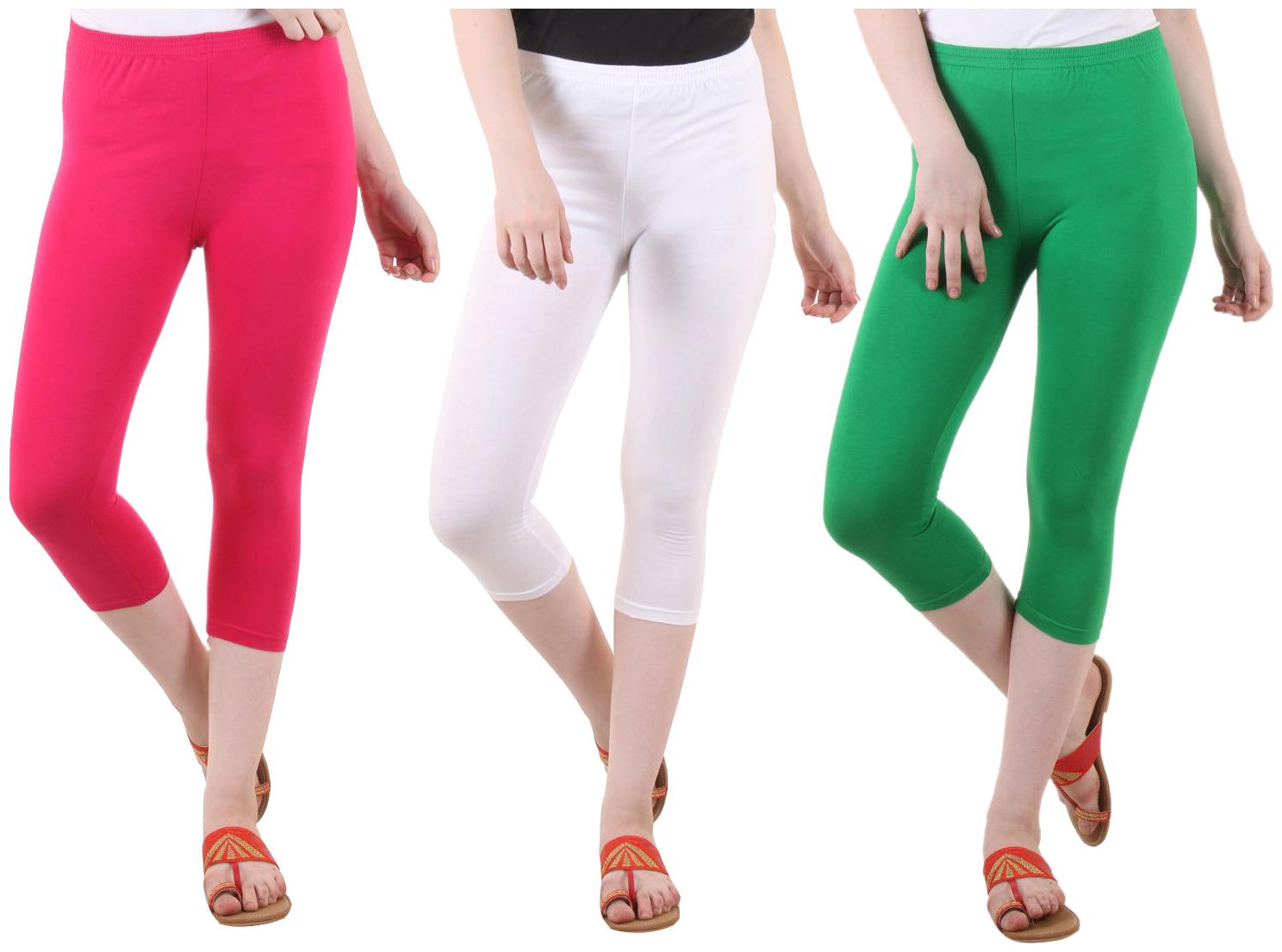 

EVEY Women Solid Regular capri - Multi
