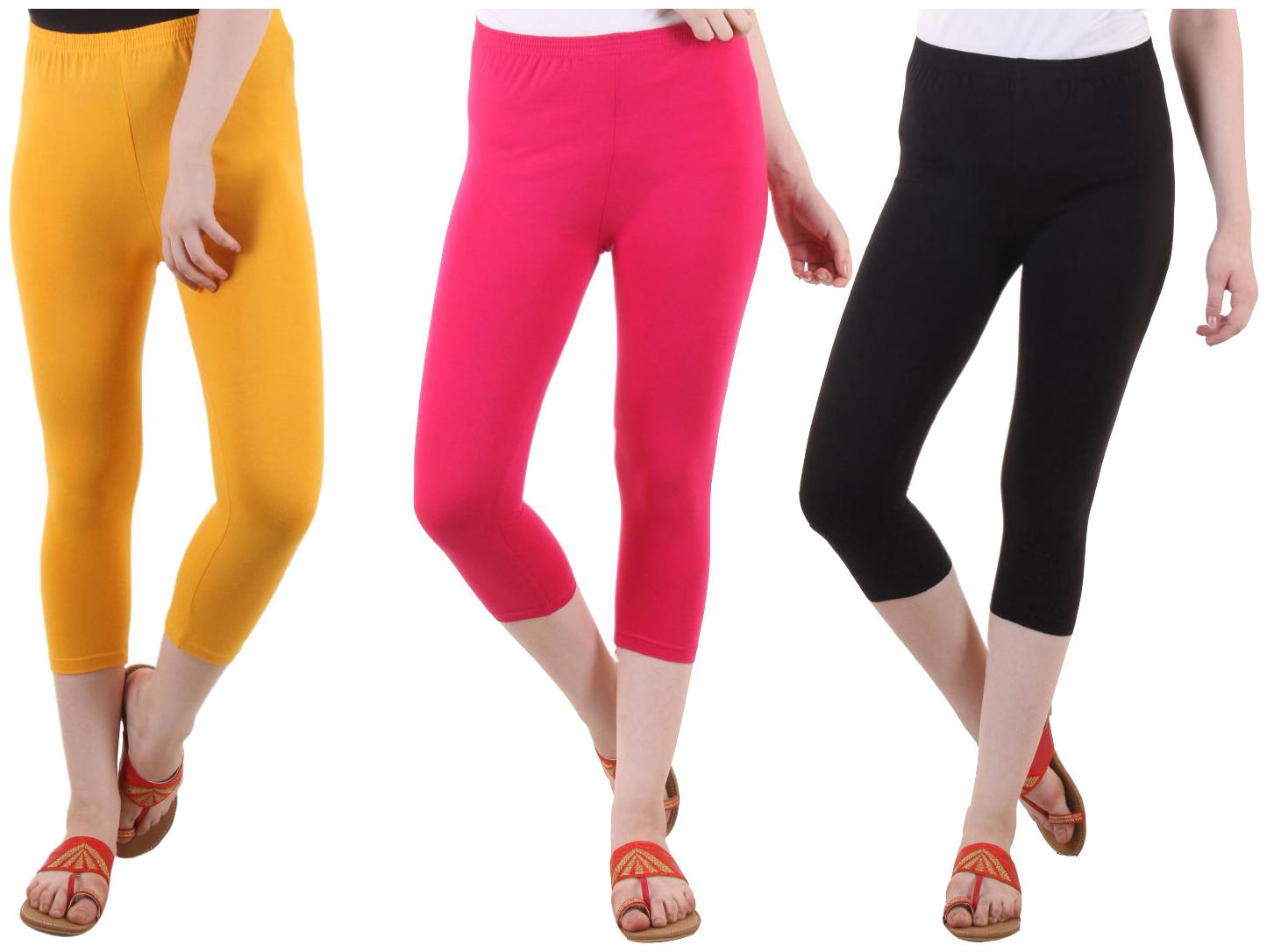 

EVEY Women Solid Regular capri - Multi