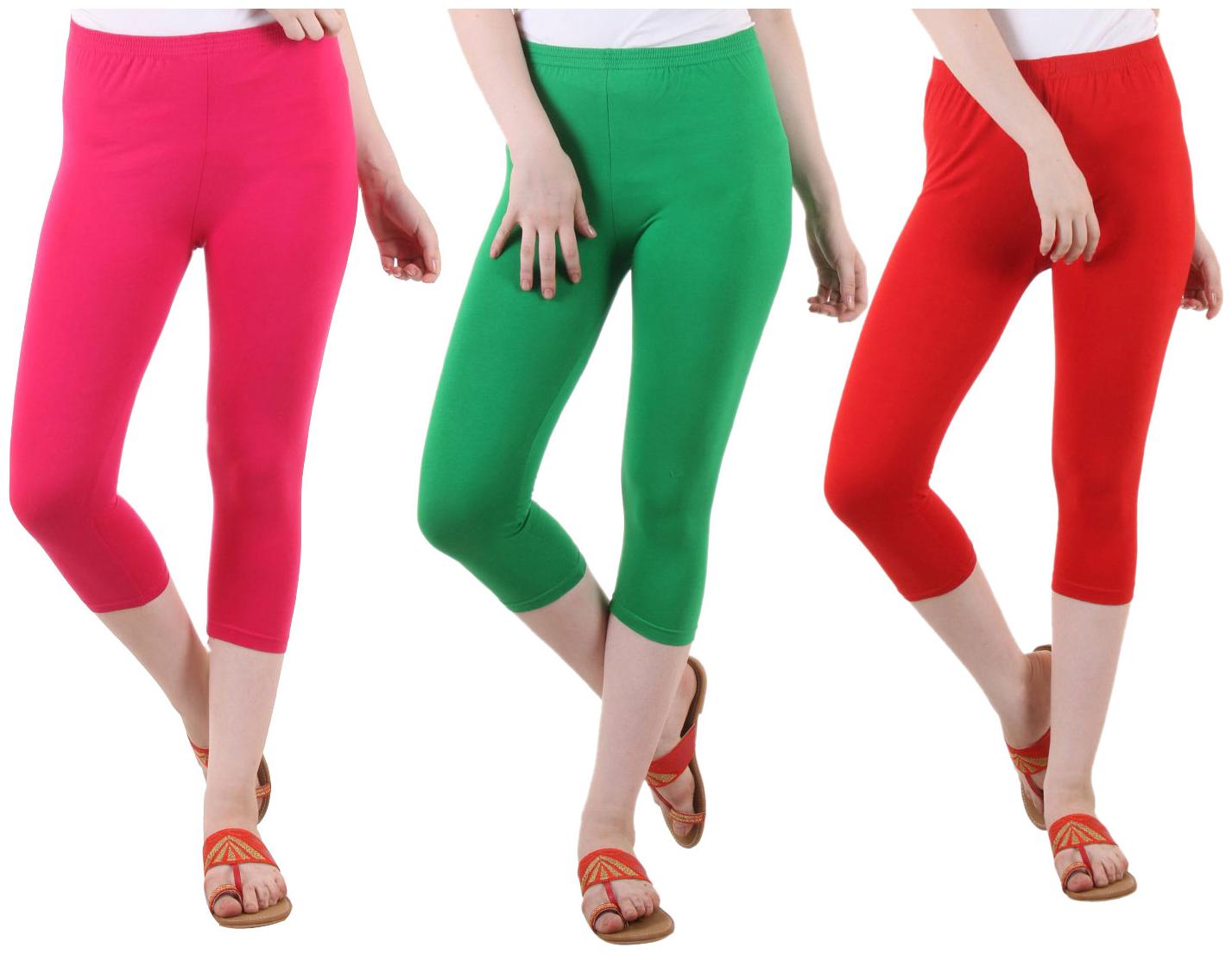 

EVEY Women Solid Regular capri - Multi