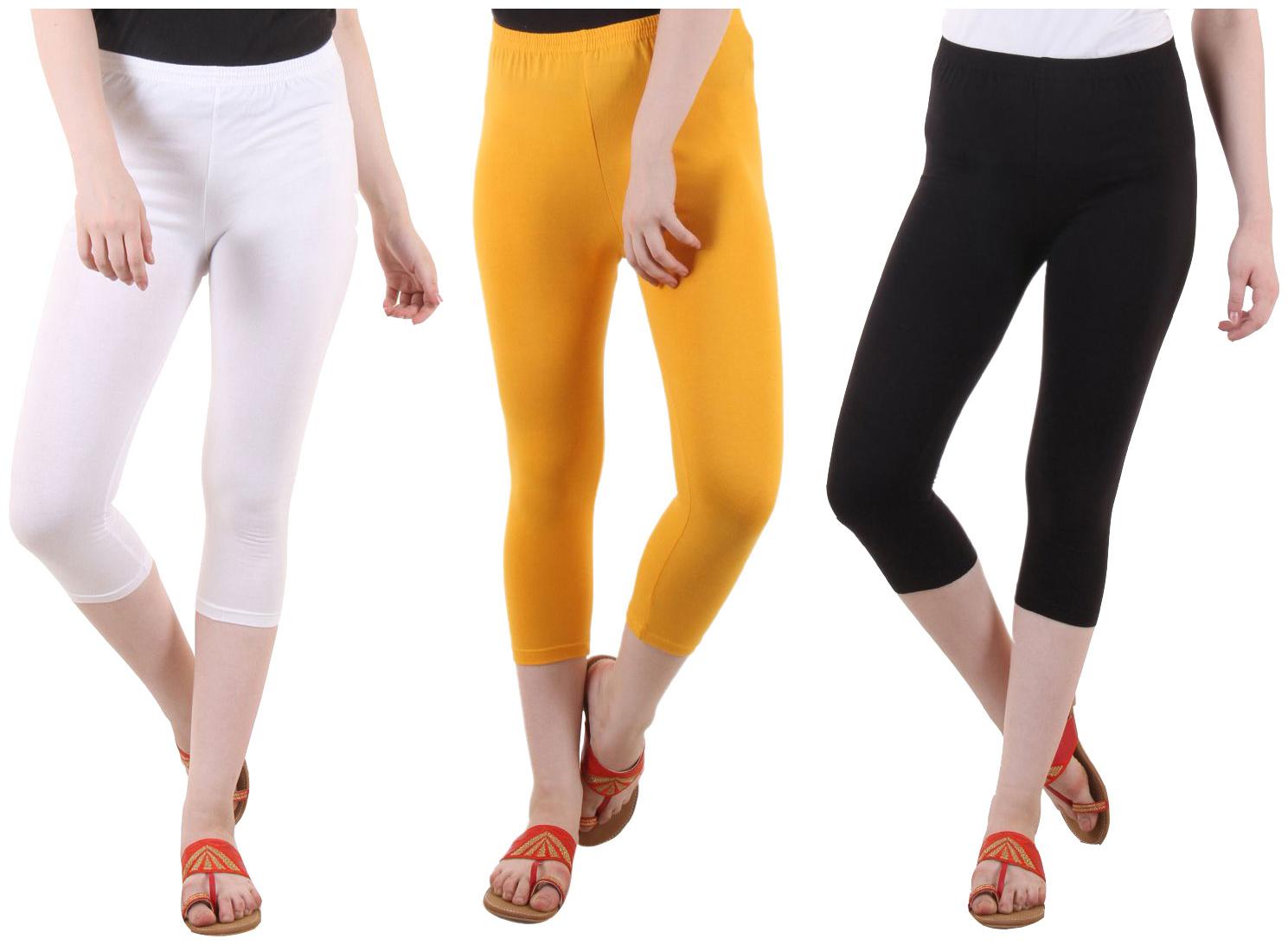 

EVEY Women Solid Regular capri - Multi